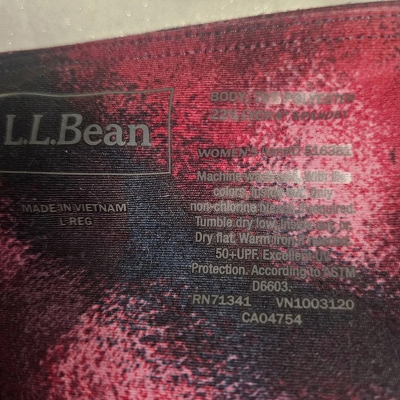 LL Bean High-Rise Everyday Performance Leggings,‎ Large - Picture 2 of 8